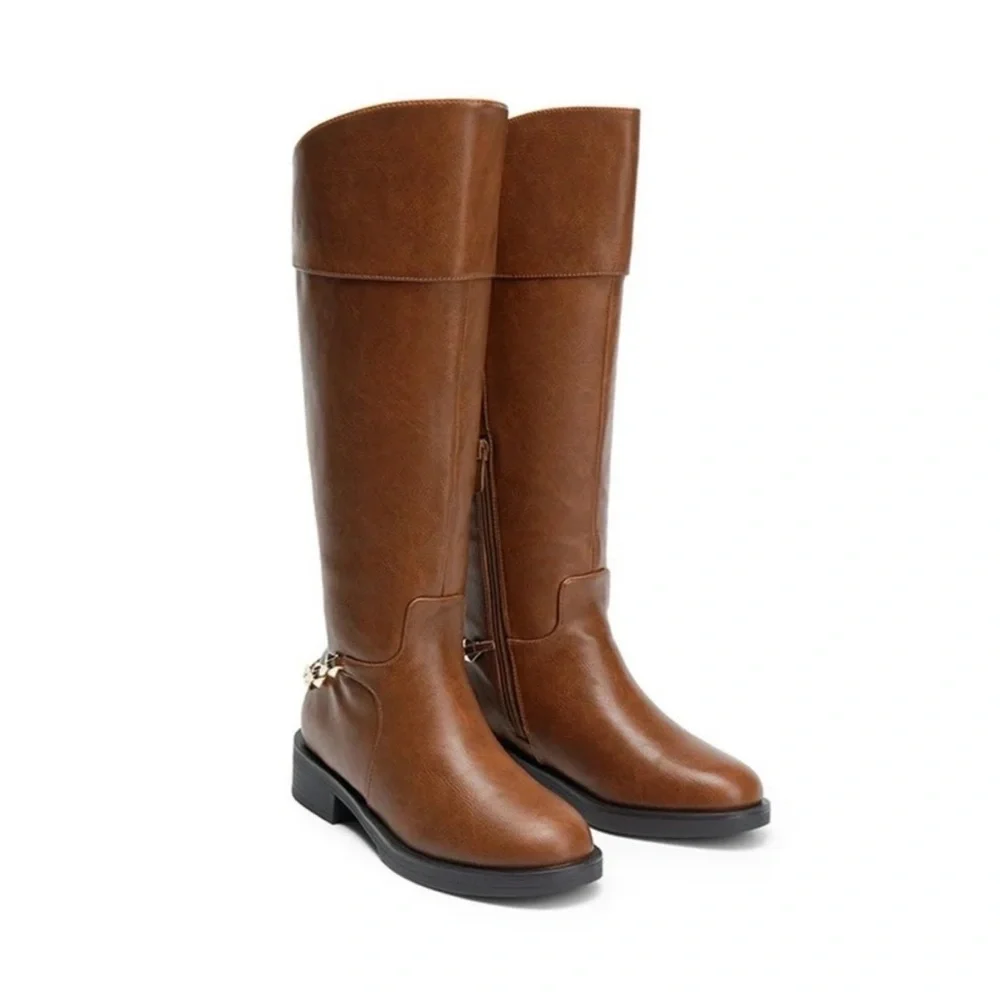 NWT DREAM PAIRS Knee-High Riding Boots
